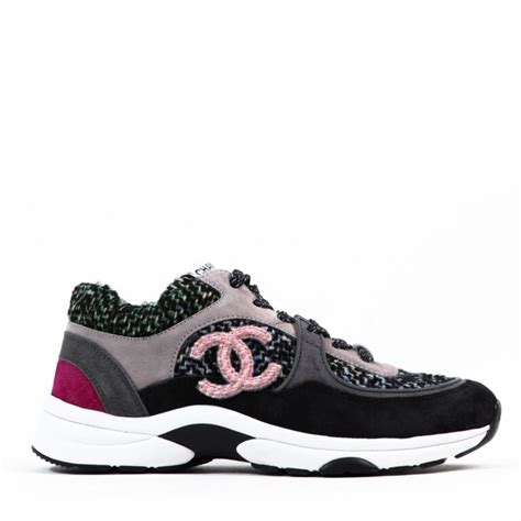 chanel sneakers colorful